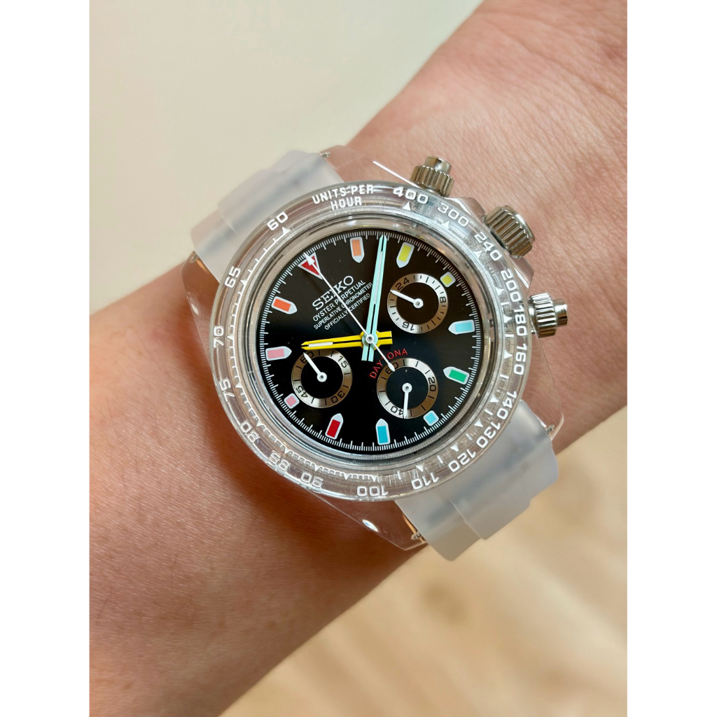 Custom Watch Daytona Lollipop Style VK63
