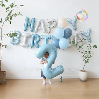 ลูกโป่งวันเกิด Baby Shower - Gender Reveal - ฟอยล์ Happy Birthday ป้าย Welcome Baby Boy Girl เฉลยเพศ 👶