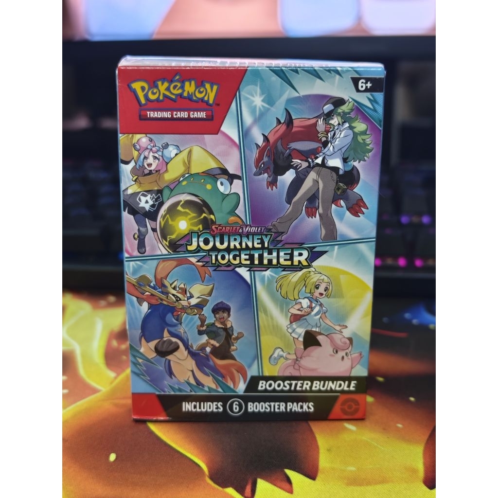 Pokémon TCG: "Journey Together" Booster Bundle รวม 6 ชุด แท้ 100%