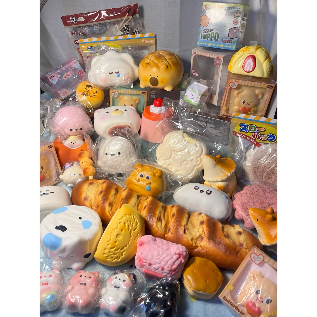 พร้อมส่ง สกุชชี่ mido/lisa/cos squishy/hachimi/chameleon/bingbing/rosey/zoey