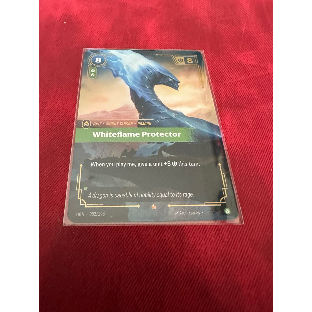 Whiteflame Protector TCG League of Legends Card Game ระดับ Epic ชุด Origins