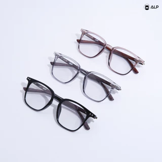 ALP Ovaro แว่นกรองแสงสีฟ้า เลนส์ออโต้เปลี่ยนสี ทรงสี่เหลี่ยม กรองแสงหน้าจอ ป้องกันUV400 ALP-SN0114