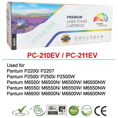 ตลับหมึก Pantum PC-210EV / PC-211EV (1.6K) สีดำ Color Box