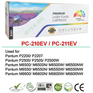 ตลับหมึก Pantum PC-210EV / PC-211EV (1.6K) สีดำ Color Box