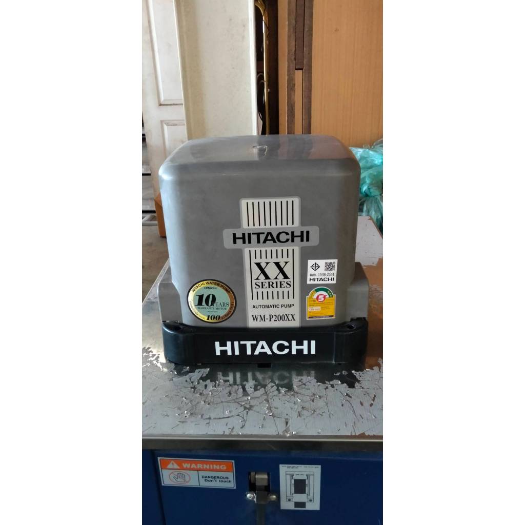ปั้มน้ำอัตโนมัติ HITACHI รุ่น WM-P200XX,P250XX,P300XX,P350XX ทำงานเงียบ แรงดันน้ำคงที่