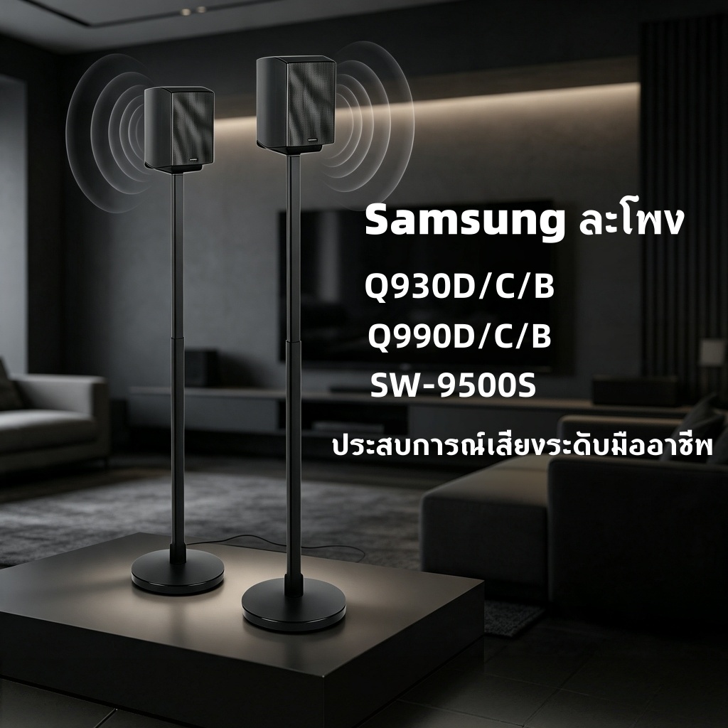 ขาตั้งลำโพงเซอร์ราวด์ ขาตั้งลำโพง samsung 1คู่ ขายึดลําโพง samsung soundbar q930 และ q990