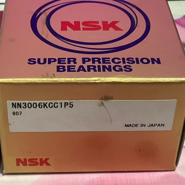 NN3006K NSK Double-Row Cylindrical Roller Bearings NN3006KCC1P5, 30x55x19 mm.