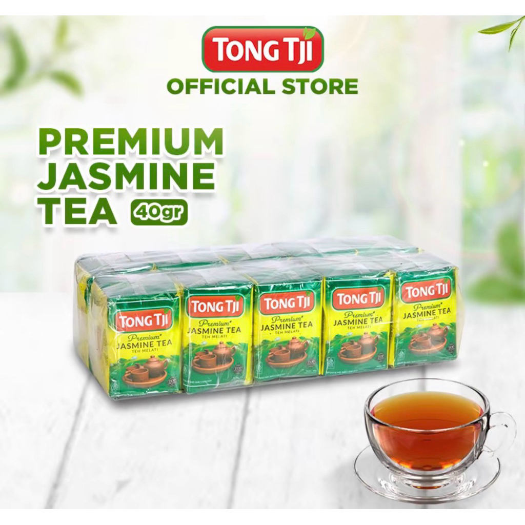 Indonesia Teh Tong Tji Premium Powder 10 gram x 10 pc , Jasmine Tea perslop