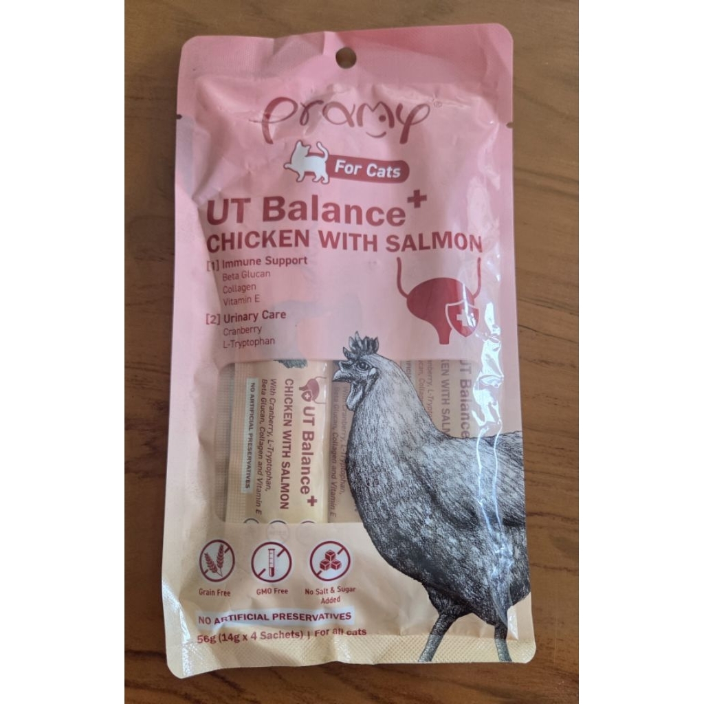 ขนมแมวเลีย Pramy UT Balance Chicken with Salmon