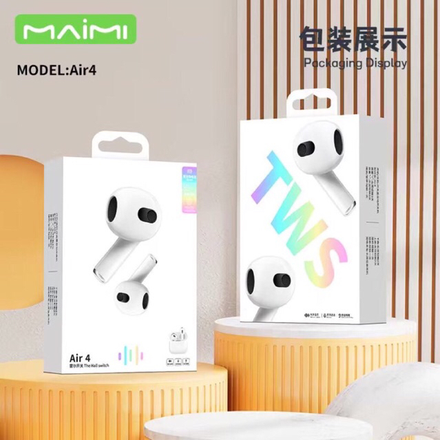 Maimi รุ่น Air2 / Air4 หูฟัง Bluetooth5.4 ใช้ได้ทั้งฟังเพลงและสนทนา ใช้งานได้ยาวนาน เสียงดี เสียงชัด
