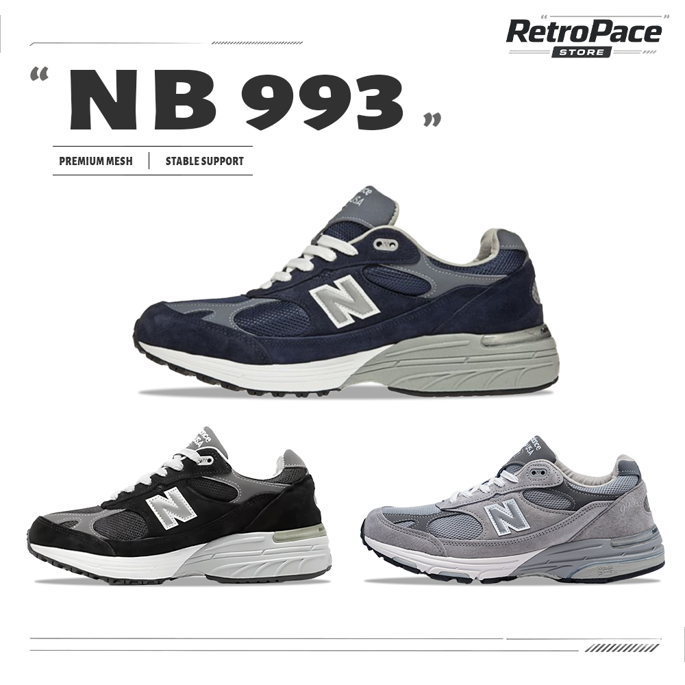 📸  NB 993 รองเท้ากีฬา ▶️【ของแท้ 100%】WR993BK/MR993NV/MR993GL