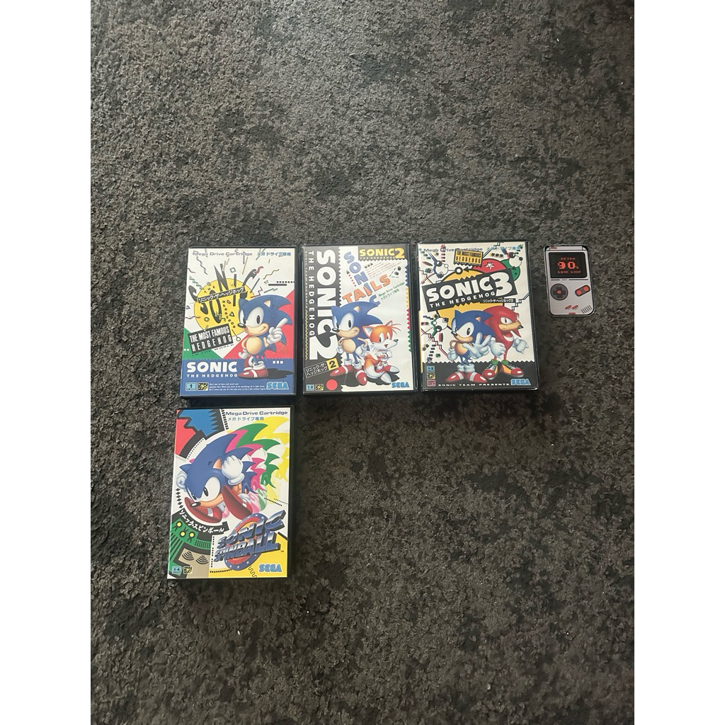 Sega  Megadrive 16 Bit Set Sonic Boxed / Japan
