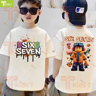 「งานเกรดพรีเมียม งานเกรด A」 เสื้อยืดเด็ก เสื้อเด็กผู้ชาย เด็กผู้หญิง เสื้อผ้าเด็ก คอตตอนแท้ ระบายอากาศดี นุ่มใส่สบาย #6