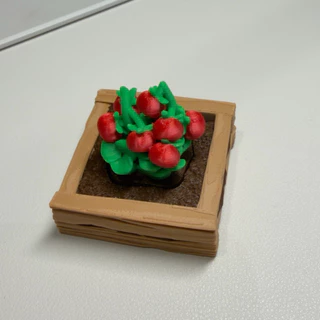 [3D Print] Clicker(คลิกเกอร์)กระบะแปลงผักจิ๋ว สไตล์ฟาร์มมินิมอล ของตกแต่งโต๊ะคอม ของขวัญสายคิวท์ - Nowดินสอ⁠