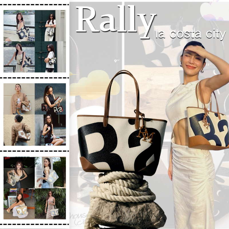 🌴 Rally La Costa City Tote (Limited) Whisper กระเป๋าสะพาย - Costa Canvas