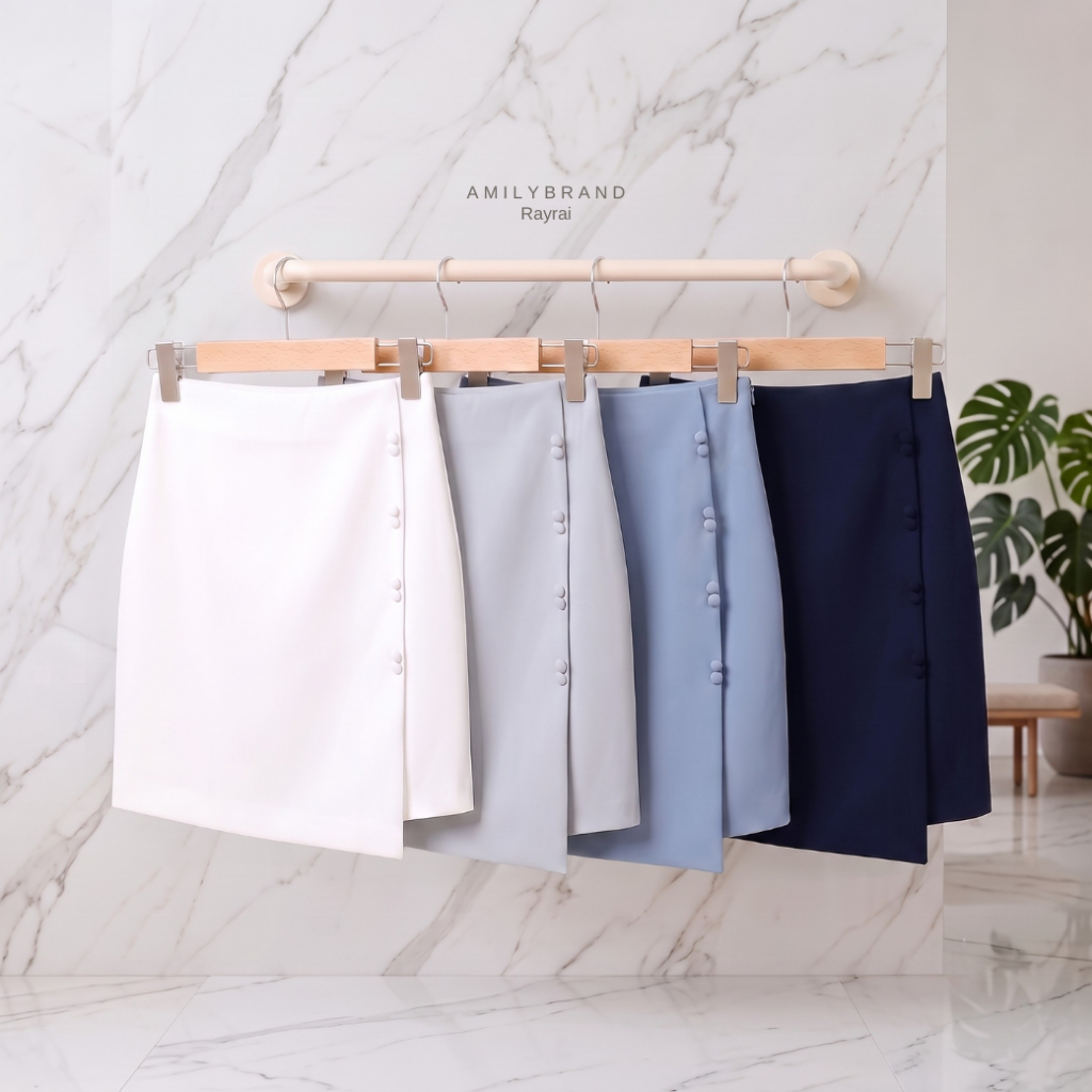 Amilybrand กระโปรง Rayrai