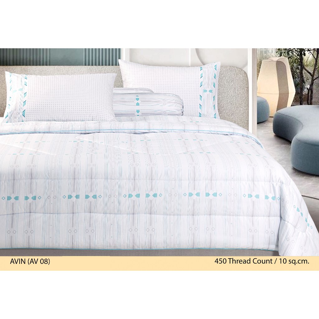 STEVENS ชุดเครื่องนอน รุ่น PURE COTTON ดีไซน์ AVIN