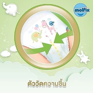 (แพ็ค) โมลฟิกซ์ เนเชอรัล กางเกง ผ้าอ้อมเด็ก Molfix Premium Organic
