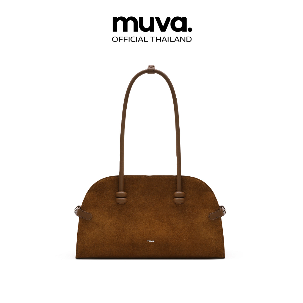 MUVA กระเป๋าสะพาย กระเป๋า หนังแท้/หนังกลับ/ผ้าแคนวาส รุ่น LYRA BAG-MU189