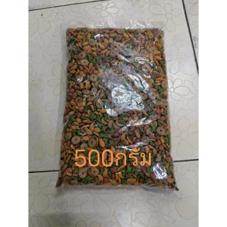อาหารแมว3สีรสซีฟู๊ดแบ่งขาย500กรัม1000กรัมอาหารแมวทั่วไปแมวโตราคาถูกกว่าท้องตลาด(พร้อมส่งทุกวัน)