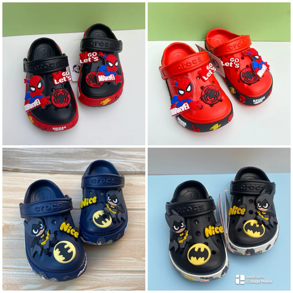 รองเท้า Crocs เด็ก รองเท้าหัวโตเด็กผู้ชายพร้อมส่งรุ่นนี้ทรงใหญ่ค่ะ