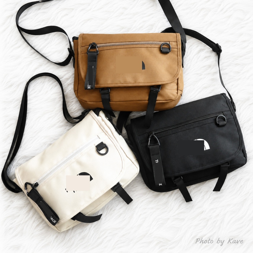 Messenger bag ไซส์กลาง -T-NF- ใส่ไอแพด ขนาดไม่เล็กไม่ใหญ่เกินไป สกรีน ใส่ไอแพดได้