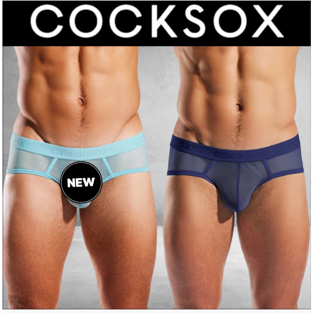 กางเกงในชาย Cocksox Brief see-Through สี Nocturne,สี Halo size S-XL