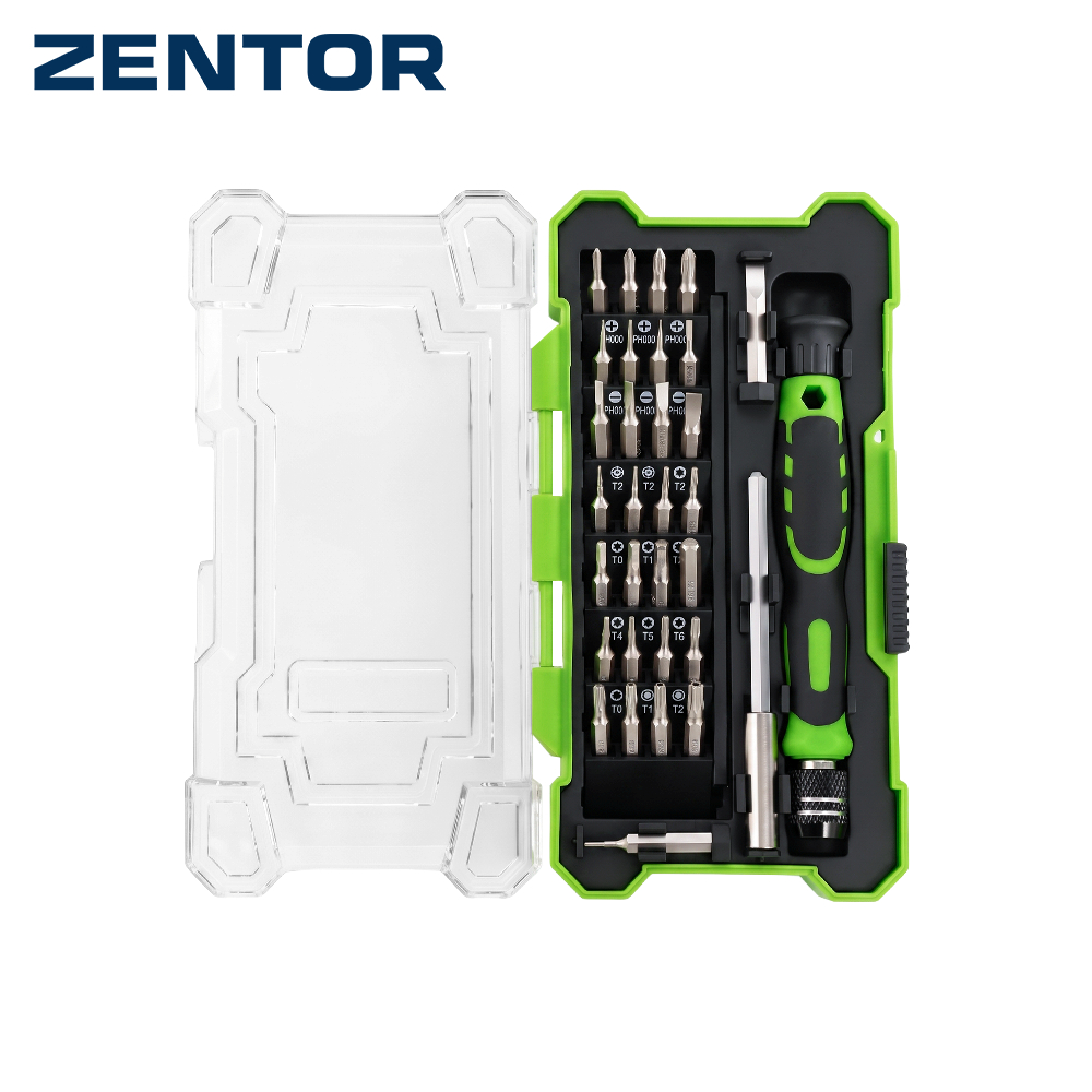 Zentor ชุดไขควงแม่เหล็ก 32ชิ้น ชุดไขควง อเนกประสงค์ ซ่อมโทรศัพท์ นาฬิกา แว่นตา Precision Screwdriver