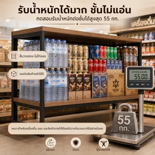EF🔥ชั้นวางของ ชั้นวางสินค้าหลายระดับสำหรับซูเปอร์มาร์เก็ต ชั้นวางโชว์สินค้า ชั้นวางแสดงสินค้า ชั้นวางแนวตั้งความจุสูง