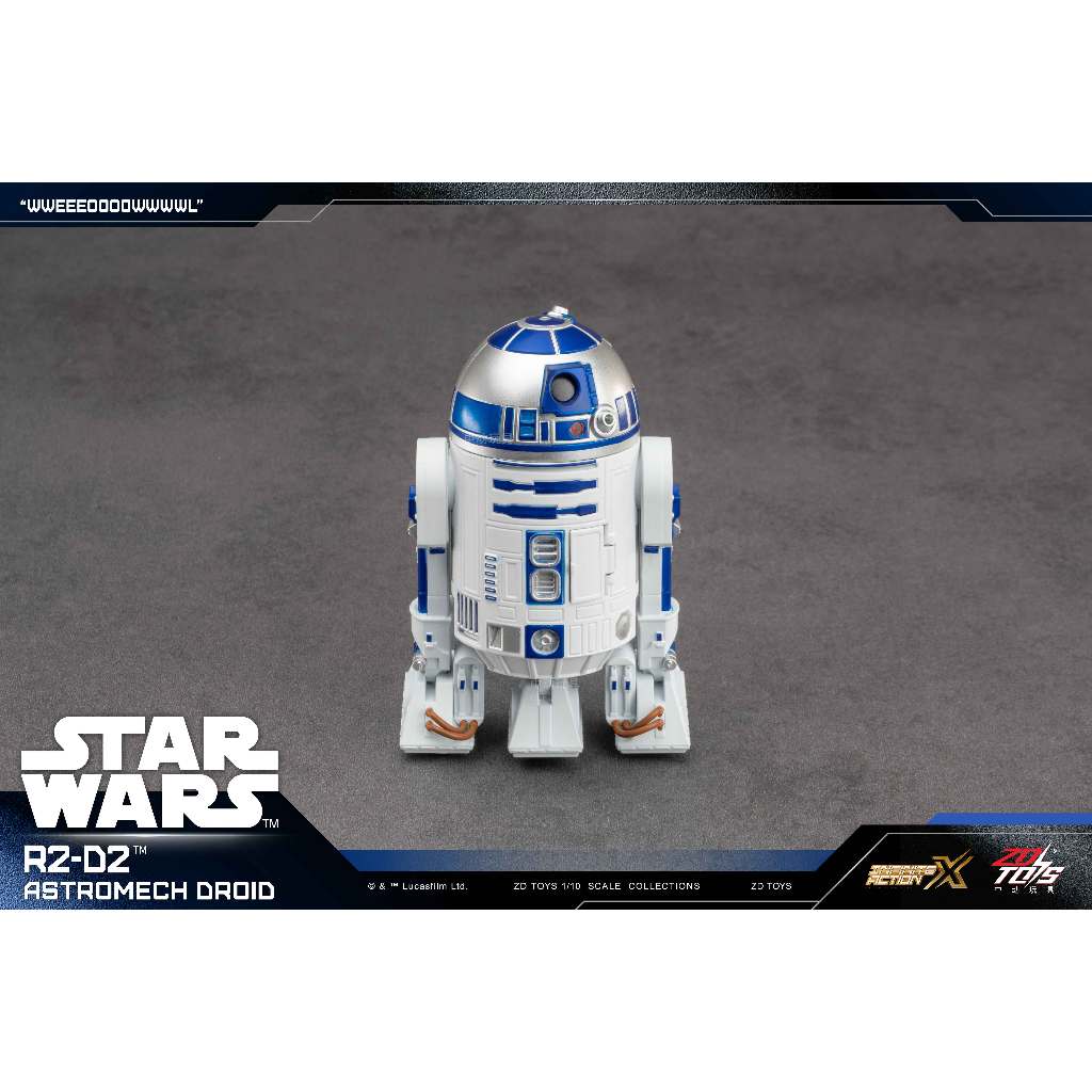 StarWars Action Figures-R2-D2r 1966-08 (ZD TOYS)-(ลิขสิทธิ์แท้)ฟิกเกอร์ Star Wars - R2-D2