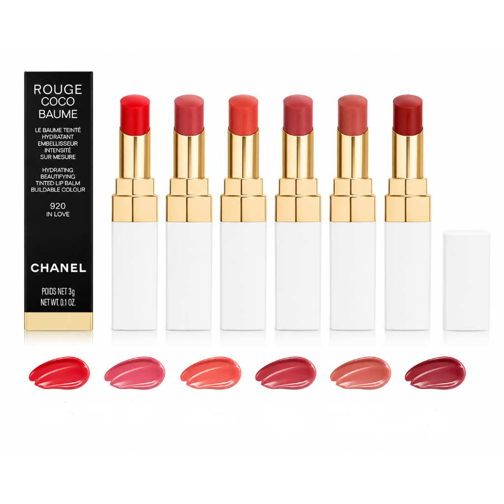 ของแท้ พร้อมส่ง Chanel Rouge Coco Baume ลิปสติกแท่งขาว เนื้อฉ่ำ สีแน่น ติดทน อิ่มวาว หลายเฉดสี สินค้าใหม่