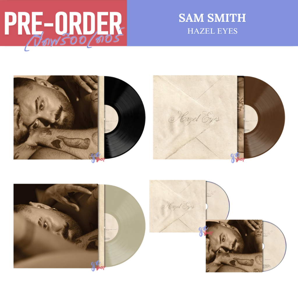 (Pre-Order) แผ่นเสียง Sam Smith - Hazel Eyes CD / ซีดี / Vinyl / LP