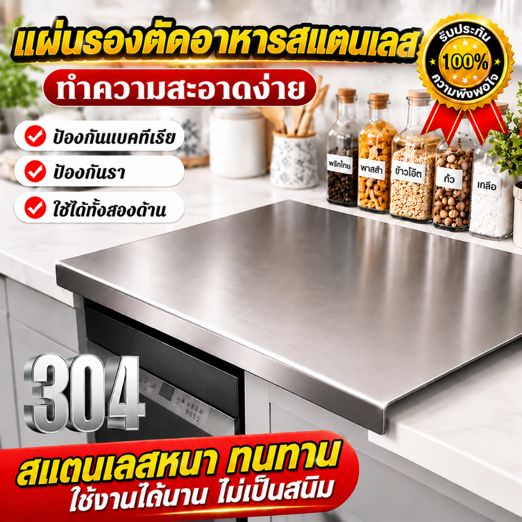 304 สแตนเลสเขียง ความหนา 1.5 มม เกรดอาหาร คณะกรรมการตัดผลไม้ ปฏิบัติครัวเครื่องมือ ไม่เกิดเชื้อรา ไม่ติดเศษอาหาร