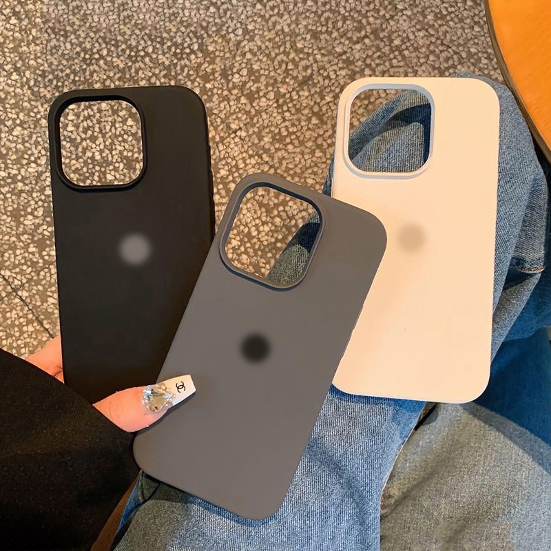 With Logo พร้อมโลโก้ พร้อมกล่อง ซิลิโคนเหลวแบบนุ่ม เคสโทรศัพท์ Case For iPhone 17 16 15 Pro Max Plus 14 13 12 11 XR