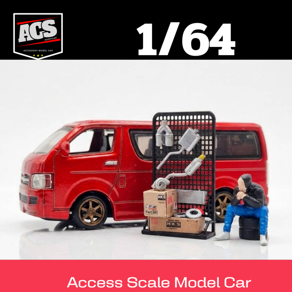 โมเดลชั้นแขวนท่อ สำหรับสเกล 1/64