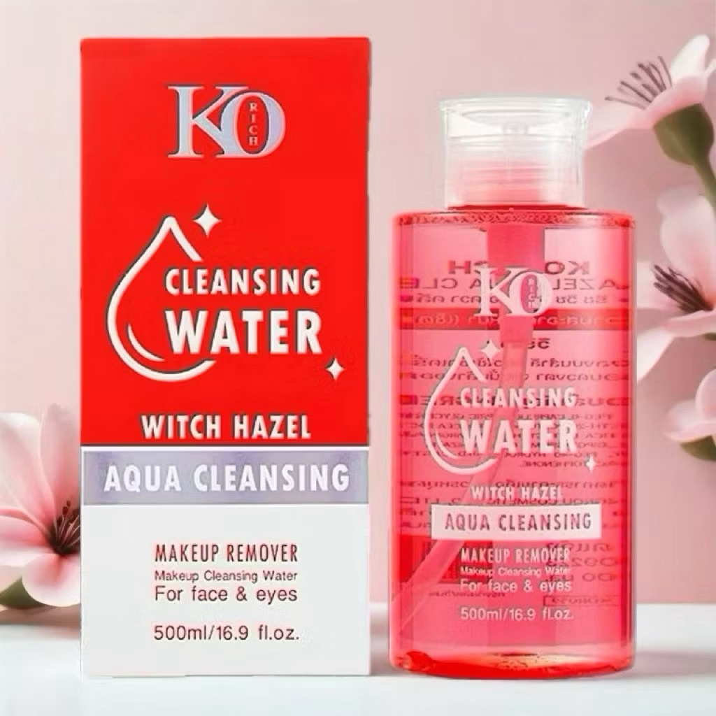 คลีนซิ่ง เคโอริช เช็ดเครื่องสำอาง สูตรน้ำ Ko Rich เคโอริช (ขนาด 500 ml)