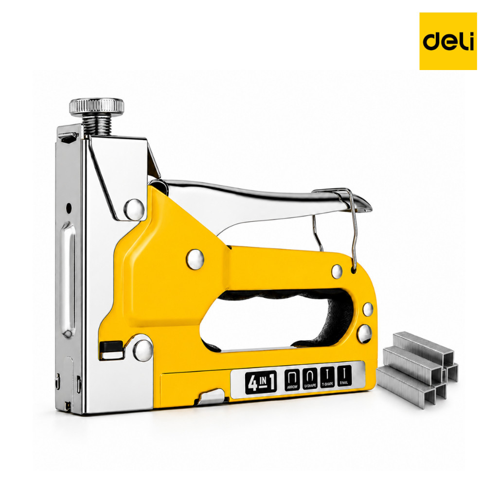 เครื่องยิงแม็ก ปืนยิงแม็ก แม็กซ์ยิงบอร์ด Staple Gun แรงยิงสูง ยิงลวดได้แน่น ติดวัสดุได้มั่นคง Narmall