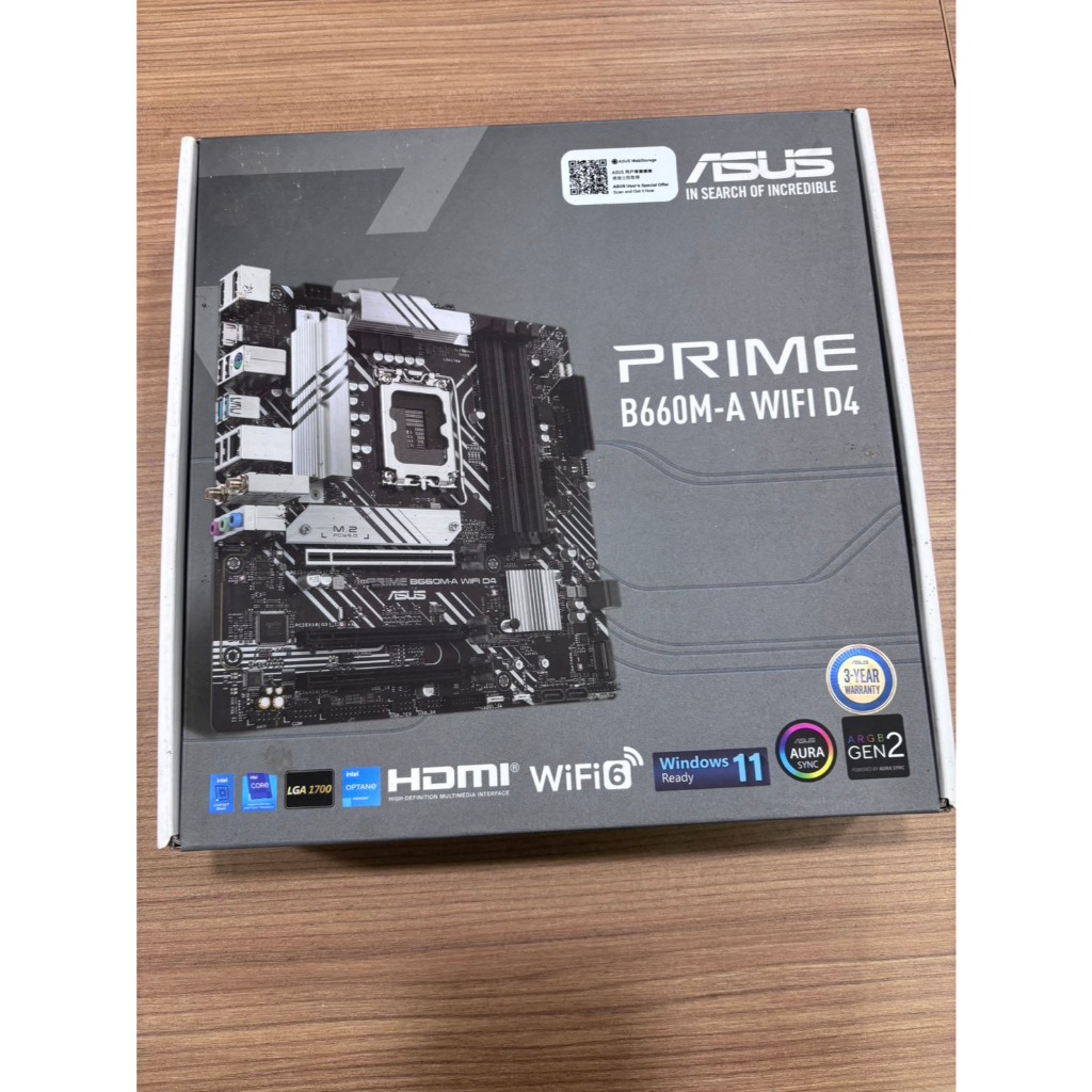 ASUS PRIME B660M-A WIFI DDR4 [มือสอง]