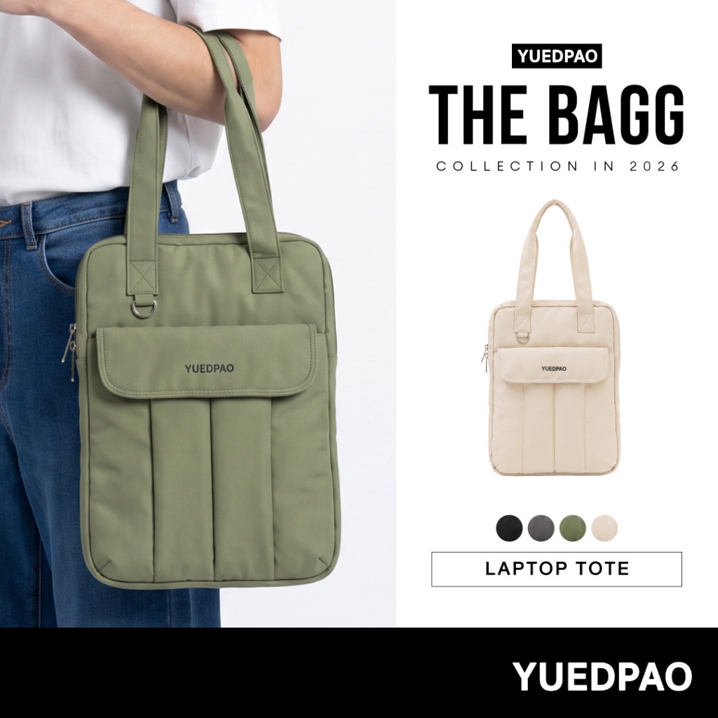 Yuedpao Laptop Tote Bag กระเป๋าใส่โน๊ตบุ๊ค Laptop กระเป๋าทำงาน ผ้าไนลอน กระเป๋ายืดเปล่า