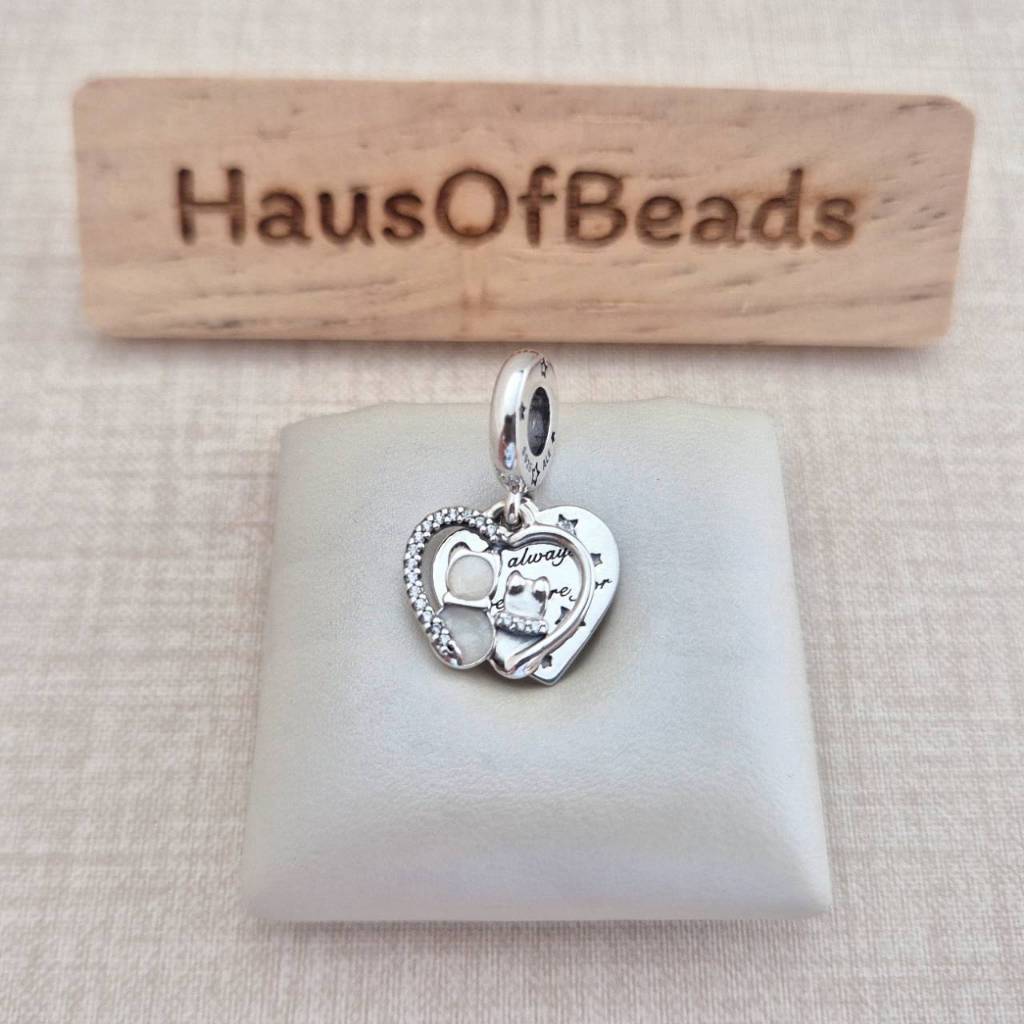 NEW ของแท้ 100% ติ้งกำไลข้อมือ Cats & Hearts