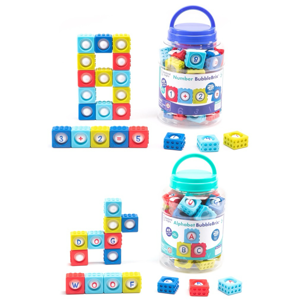 learning resources | bubble brix Alphabet & Math 🧩