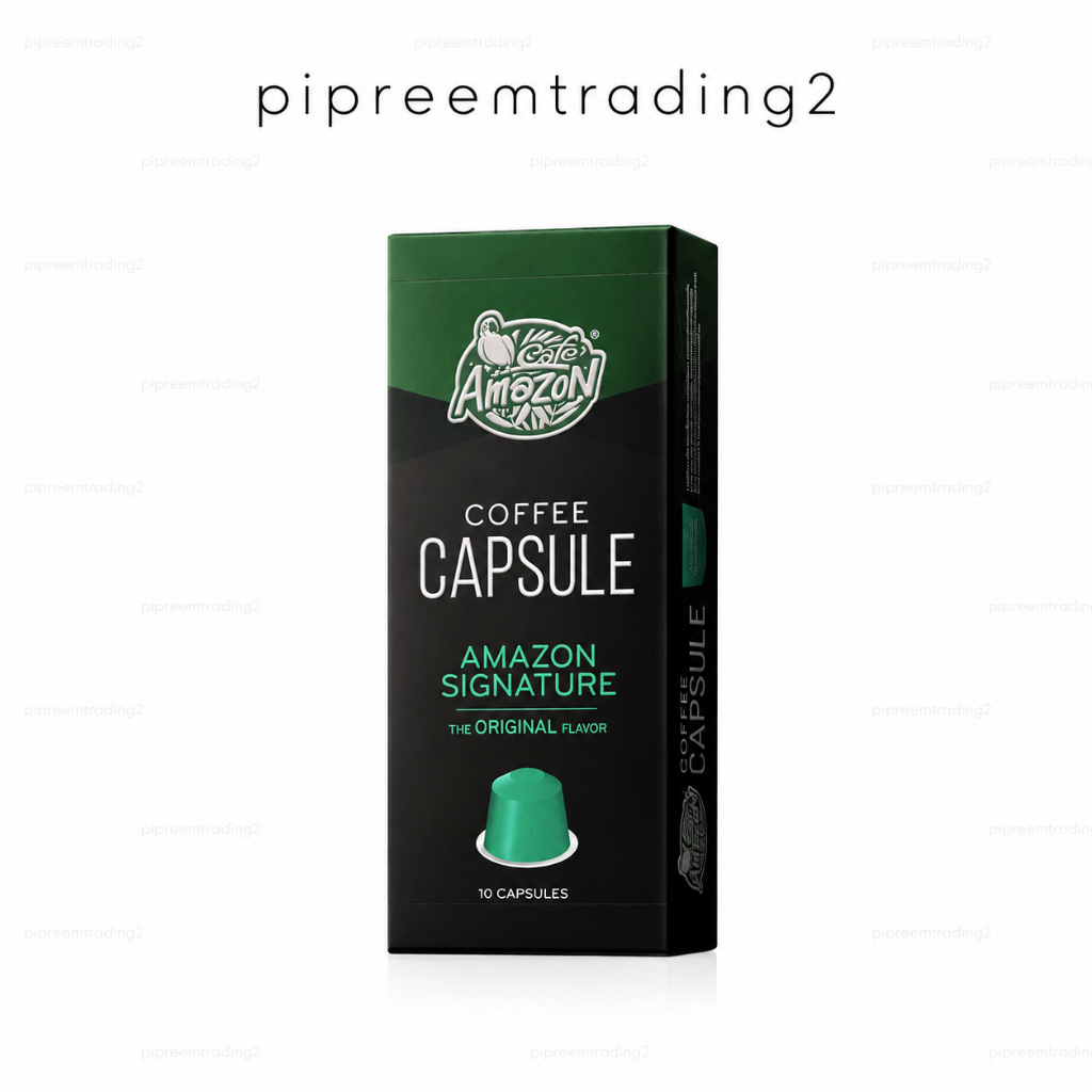 กาแฟแคปซูล คาเฟ่ อเมซอน Café Amazon Coffee Capsule Amazon Signature 10 แคปซูล Intensity 7