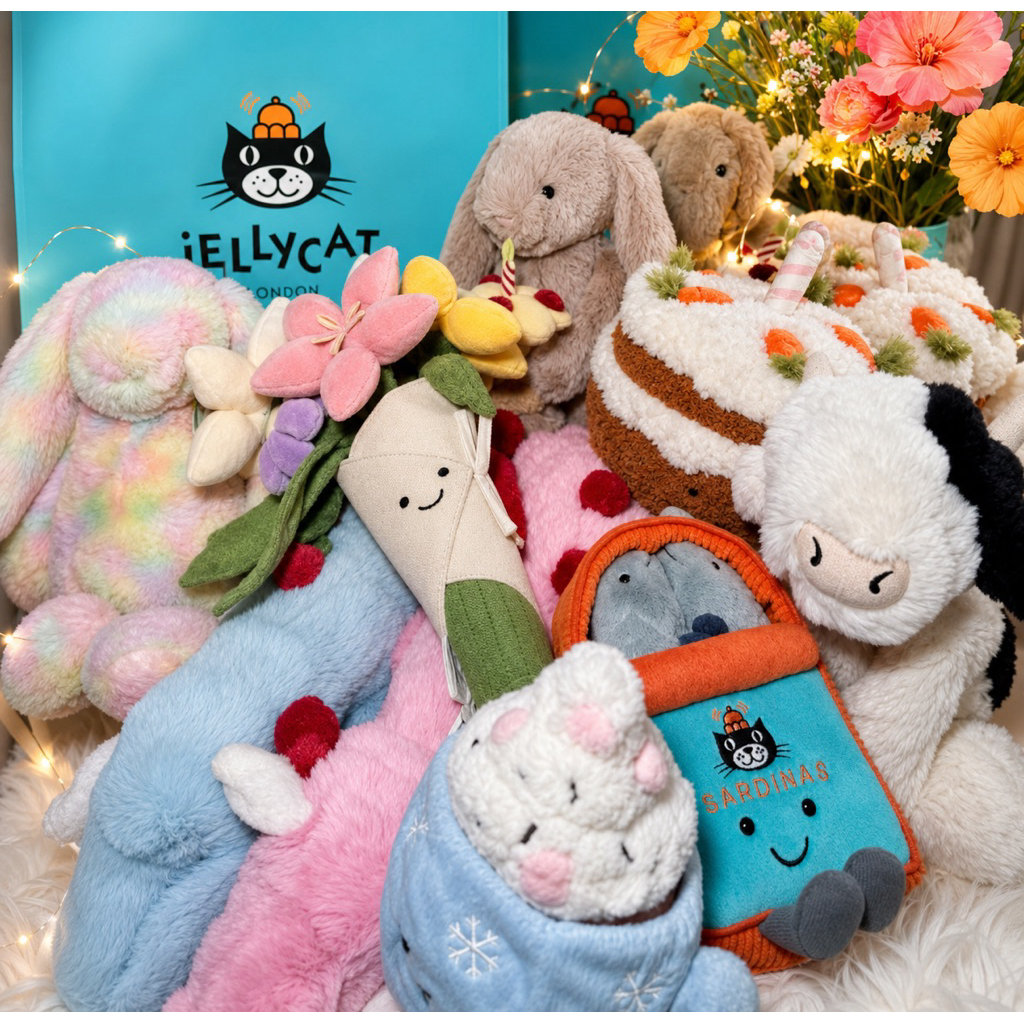 พร้อมส่ง!!ตุ๊กตาแจลลี่แคท(แท้100%ป้ายครบ)
