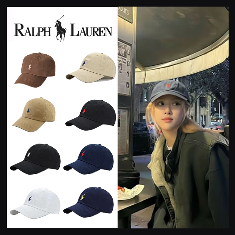 Polo Ralph Lauren หมวกเบสบอลเกรดพรีเมียม ผ้าฝ้ายทวิลนำเข้า ระบายอากาศดี ทรงคลาสสิก ใส่คู่ชุดไหนก็ปัง