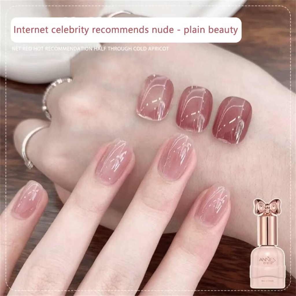Annies ยาทาเล็บเจล สีเจล เจลยาทาเล็บสีนู้ดใสน้ําแข็ง 10 ml.