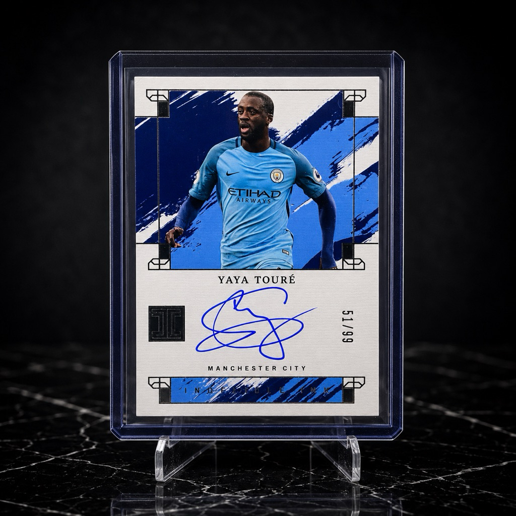 การ์ดลายเซ็นนักฟุตบอล Yaya Touré