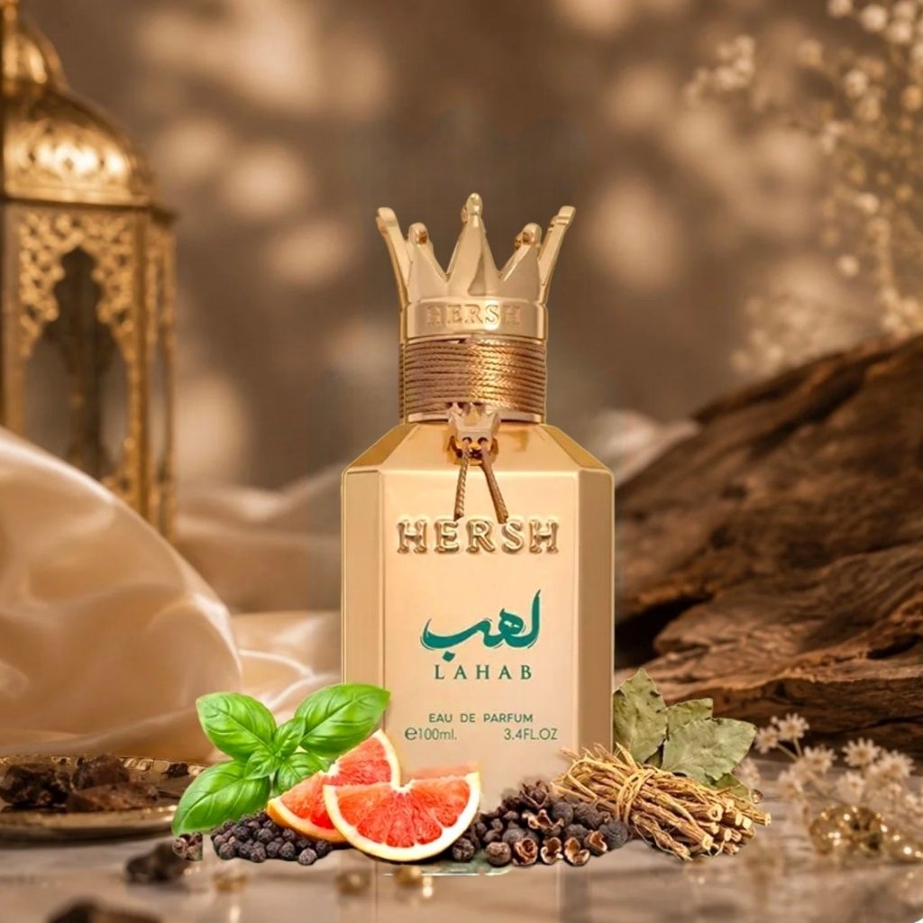Hersh Lahab (ทอง)Eau de Parfum By Al Ezz Oud 100 ml แท้