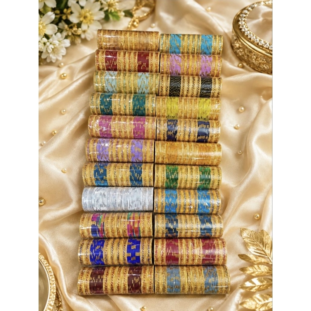 indian bangles กำไลอินเดีย Beautiful Indian Bangles wear with saree lehenga thai dresses fashion ind