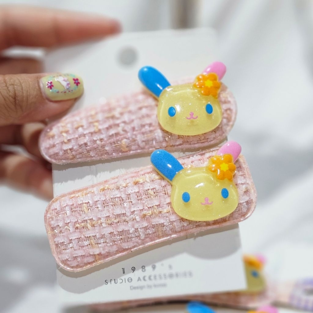 🐰กิ๊บผ้าทวิต ลายกระต่าย Usahana มือ1✨️