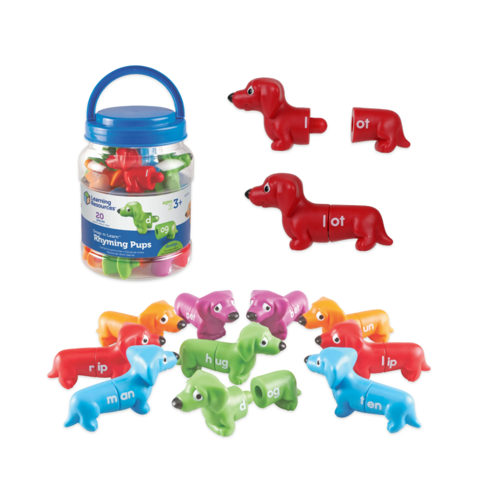 [มือสอง] Learning Resources Snap-n-Learn Rhyming Pups ของเล่นเสริมพัฒนาการ สุนัขจับคู่
